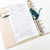 Project Journal Planner for Knitters and Crocheters - Chubby Sheep