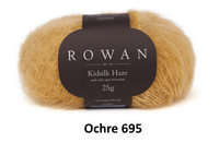 Rowan Kidsilk Haze Yarn in the color Ochre 695