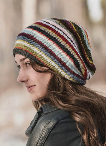 Blue Sky Fibers Woolstok 21 Color Slouch Hat Kit