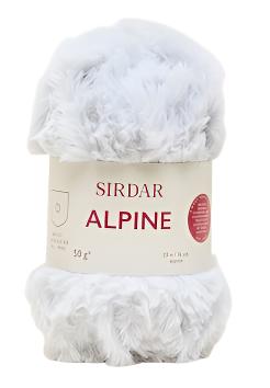 Sirdar Alpine Faux Fur yarn color Rabbit 414