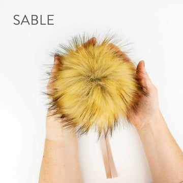 Twice Sheared Sheep 6" (15cm) Faux Fur Pom Pom