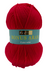 Sirdar Hayfield Bonus Aran Worsted weight acrylic yarn color Signal Red 977