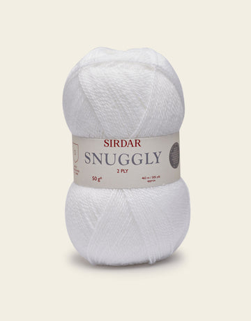 Sirdar Snuggly 2ply White 0251