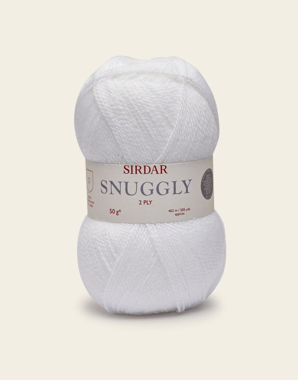 Sirdar Snuggly 2ply White 0251
