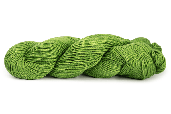 Hikoo Sueño yarn in the color tree Frog 1204