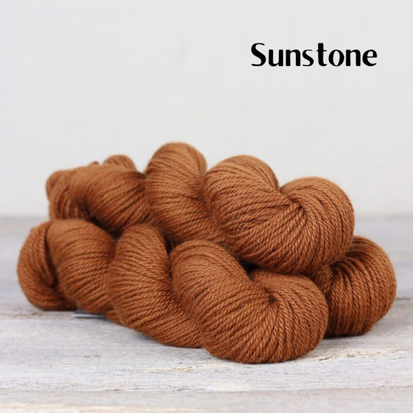 The Fibre Co. Road to China Light yarn in the color Sunstone