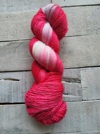 Madelinetosh Barker Wool Tosh Merino Light Yarn in the color Tender Playfulness