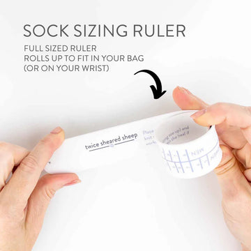 Sock Sizing Ruler Bracelet
