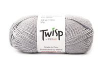 HiKoo Twisp sport weight yarn in the color Periwinkle 6015