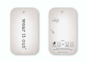 Wear It Out gift tags