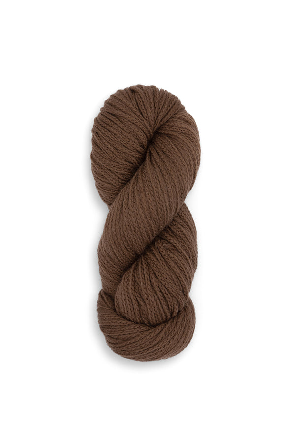 woolfolk far ultimate merino yarn in color 44 (brown)