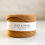 Flax & Twine Twill Tape included in the Tessa Tote Kit, color Goldenrod