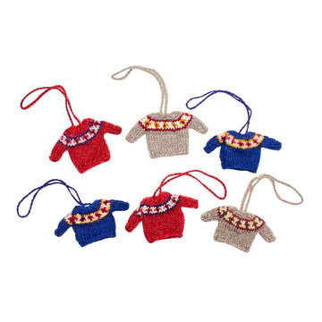 Knit Mini Sweater Ornament