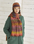Sirdar Jewelspun Pattern 10027 Scarf and Hat