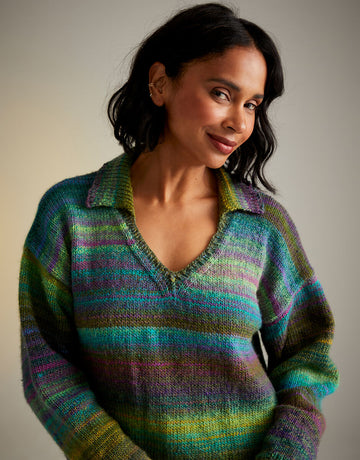 Sirdar Pattern 10718 Midnight Garden Sweater