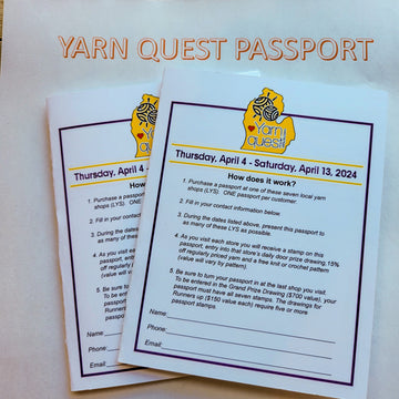 West Michigan Yarn Quest Passport
