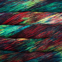Malabrigo Arroyo yarn in the color Camaleon