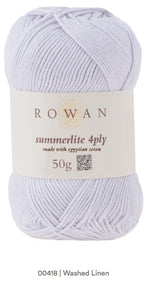 Rowan Summerlite 4ply in the color Linen 418