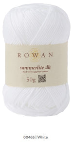 Rowan Summerlite DK in the color White 465