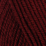 Plymouth Encore Worsted yarn in the color Burgundy 999