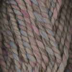 Plymouth Encore Mega Colorspun Yarn in the color Taupe Pink Blue - 7168