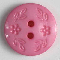 Pink fashion button 13 mm