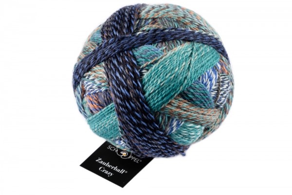 Zauberball crazy yarn in the color 2395 camoflauge