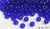 Miyuki 6/0 glass seed beads in the color 151 Transparent Cobalt