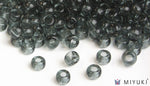 Miyuki 6/0 glass seed beads in the color 152 Transparent PewterMiyuki 6/0 glass seed beads in the color 152 Transparent Pewter