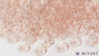 Miyuki 6/0 glass seed beads in the color 155 Transparent Pale PinkMiyuki 6/0 glass seed beads in the color 155 Transparent Pale Pink