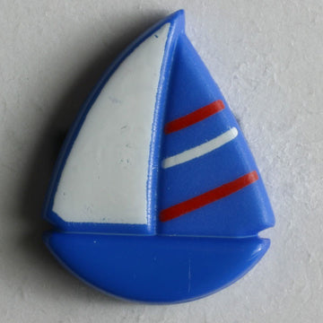 Sailboat Novelty Button with shank 18mm