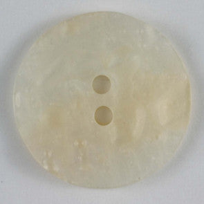 White Round Fashion Button 18mm
