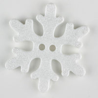 Snowflake Button 20mm