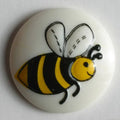 Bee Button 18mm with shank