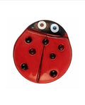 Ladybird Button 15mm with shank