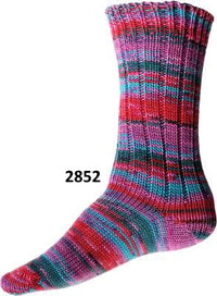 ONline Supersocke 8 ply fach sock yarn in the color 2852 Pinks