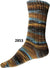ONline Supersocke 8 ply fach sock yarn in the color 2853 brown tan blue