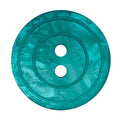 Polyester button Pearl Effect teal 20mm