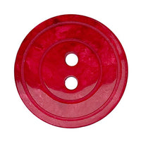 Polyester button Pearl Effect RED 20mm