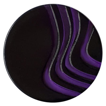 Acrylic Glass Button with shank lilac/purple 25mm