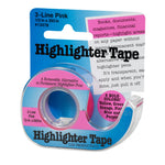 pink highlighter tape