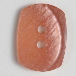 Polyester Pink Pearl Oval button 23mm