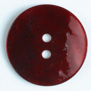 Mother of Pearl Red button 18mm