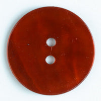 Mother of Pearl Orange button 18mm