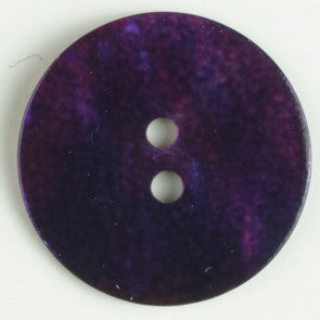 Natural Pearl Shell Purple button 18mm