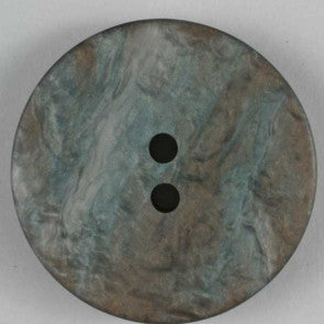 Polyester Fashion Button - Brown Bronze 25mm