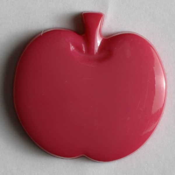 Apple Button 18mm Red