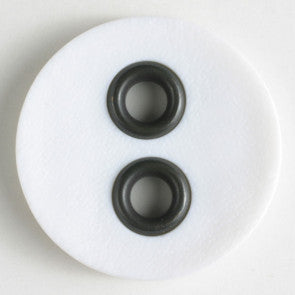 White Fashion Button 23mm