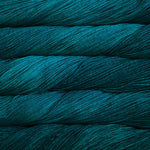 Malabrigo Arroyo yarn in the color Greenish Blue