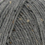 Plymouth Encore Worsted Tweed Yarn in the color Gray T789